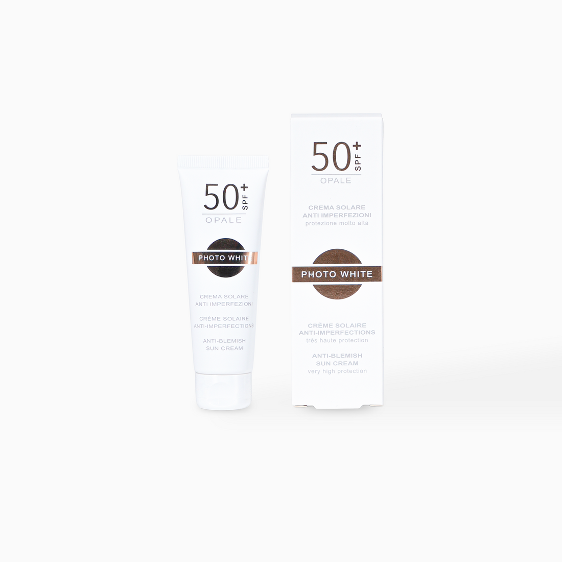 Crème solaire opale
